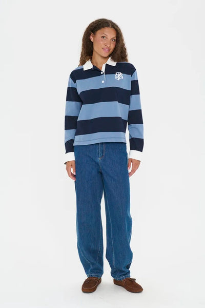 Saint Tropez MegSZ Sweatshirt - Vintage Baritone Blue