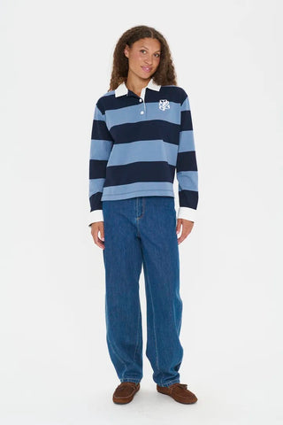 Saint Tropez MegSZ Sweatshirt - Vintage Baritone Blue