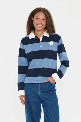 Saint Tropez MegSZ Sweatshirt - Vintage Baritone Blue