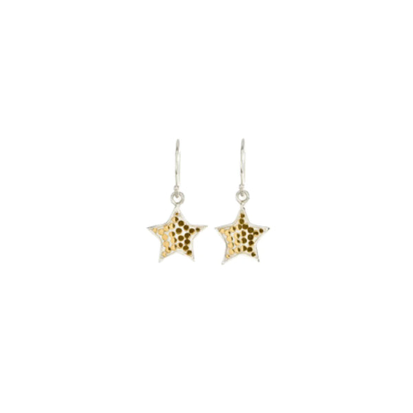 Anna Beck Star Drop Earrings - Gold / Silver