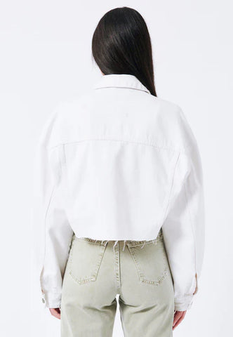 Dr Denim Sandi White Jacket