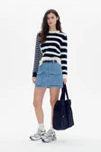 Baum Und Pferdgarten Stripe Sweater - Navy / Creme