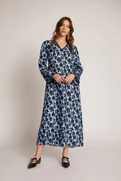 MUNTHE Malaysia Dress - Blue