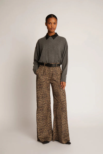 MUNTHE Eileen Trouser - Leopard Print