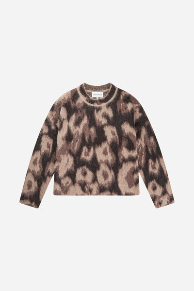 MUNTHE Tolla Animal Print Sweater - Leopard