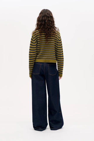 Baum Und Pferdgarten Nara Wide Leg Jean - Dark Denim