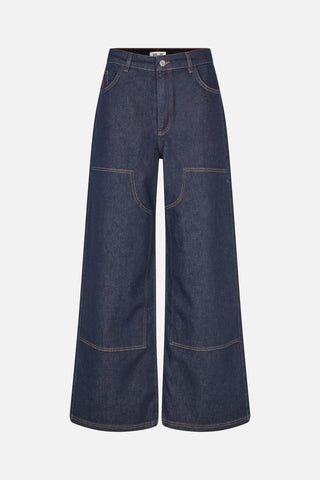 Baum Und Pferdgarten Nara Wide Leg Jean - Dark Denim