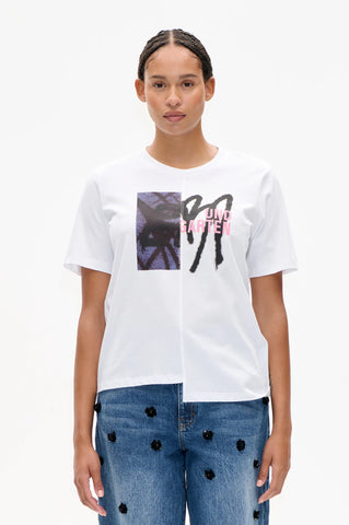 Baum Und Pferdgarten Jawos T-Shirt - Baum Graffiti / White