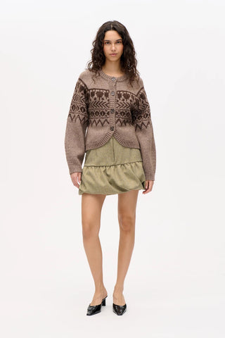 Baum Und Pferdgarten Colin Cardigan - Brown Fairisle
