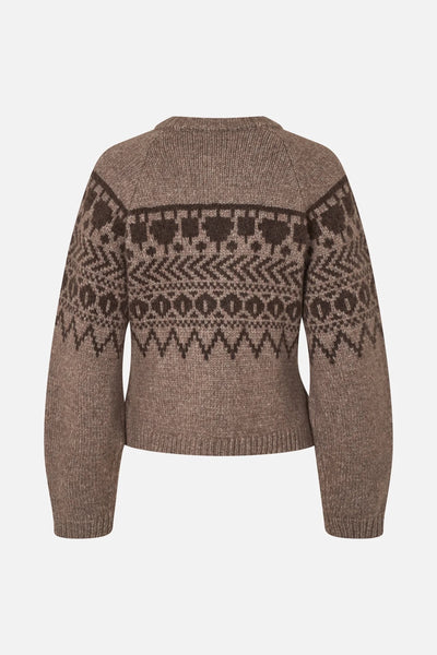 Baum Und Pferdgarten Colin Cardigan - Brown Fairisle