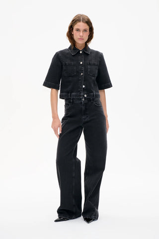 Baum Und Pferdgarten Denim Jacket - Black Washed Denim