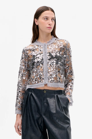 Baum Und Pferdgarten Bethina Jacket - Grey Sequins