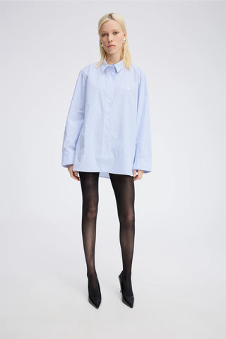 Munthe Pinstripe Callima Shirt - Blue