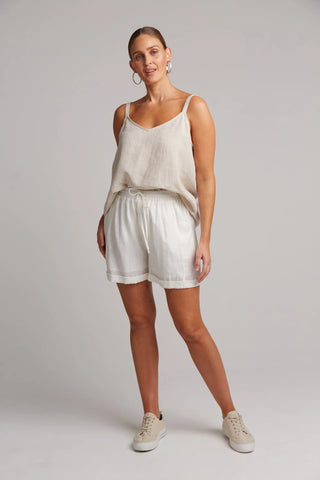 EB&IVE Studio Linen Shorts - Salt