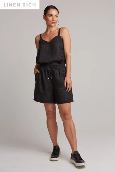 EB&IVE Studio Linen Shorts - Black