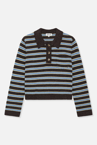 Baum Und Pferdgarten Cori Striped Rugby Sweater - Chocolate