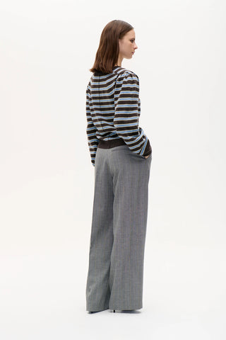 Baum Und Pferdgarten Sylia Stripe Wool Sweater - Chocolate