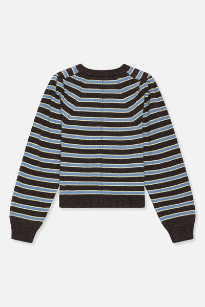 Baum Und Pferdgarten Sylia Stripe Wool Sweater - Chocolate