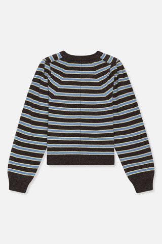 Baum Und Pferdgarten Sylia Stripe Wool Sweater - Chocolate