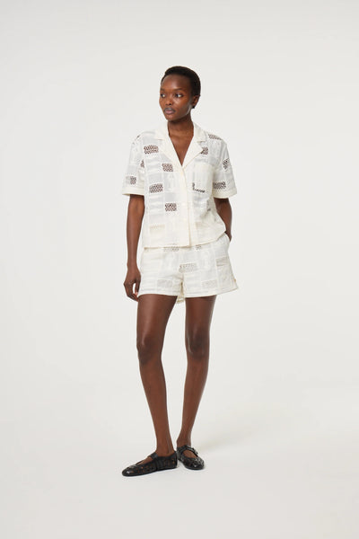 Fabienne Chapot Farida Lace Blouse - Cosy White