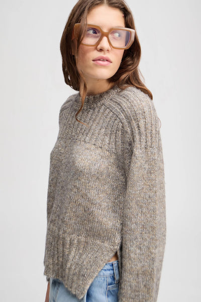 Munthe Johanna Metallic Knit - Charcoal