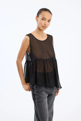 Munthe Vach Black Embellshed T-Shirt