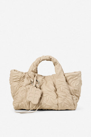Munthe Lix Quilt Bag - Beige Lambs Leather