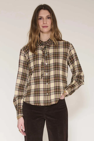 MKT Studio Cristie Checked Blouse - Check