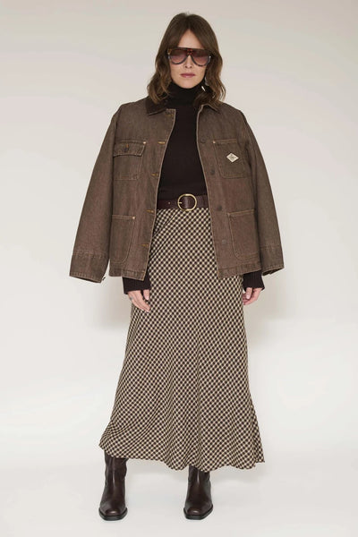 MKT Studio Jolio Checked Skirt - Check