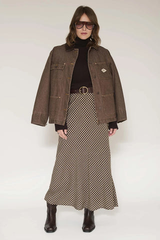 MKT Studio Jolio Checked Skirt - Check