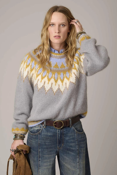 MKT Studio Klelia Knitted Sweater - Grey