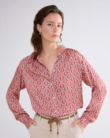 Summum Blouse All-Over Print - Red