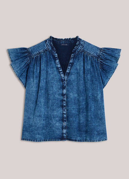 Summum Woman Soft Denim Blouse - Summer