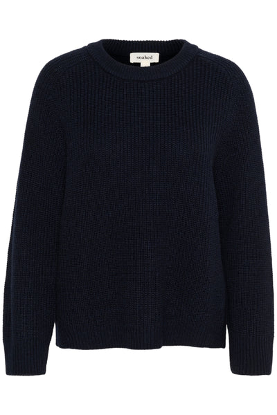 Soaked In Luxury SLEliette Jumper - Navy