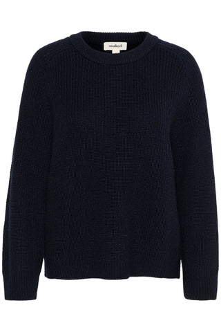 Soaked In Luxury SLEliette Jumper - Navy
