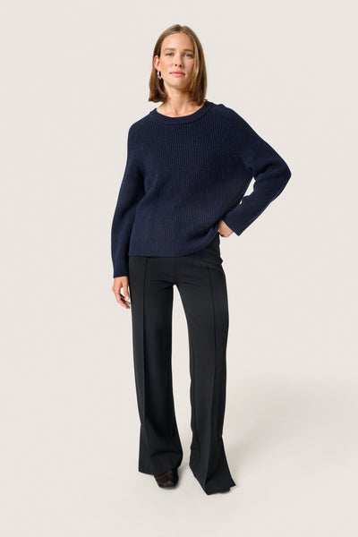 Soaked In Luxury SLEliette Jumper - Navy