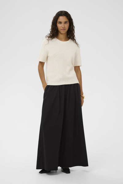Soaked In Luxury SLNoelle Wide Leg Trousers - Black