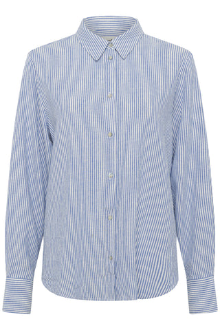 Soaked In Luxury SLAria Long Sleeve Stripe Shirt