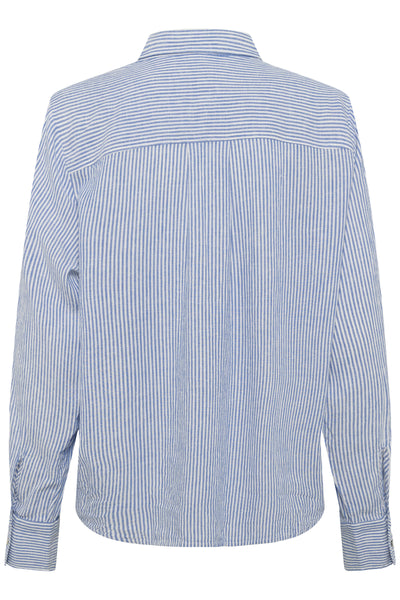 Soaked In Luxury SLAria Long Sleeve Stripe Shirt