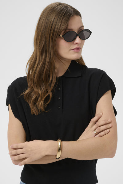 Soaked In Luxury SLElana Polo - Black