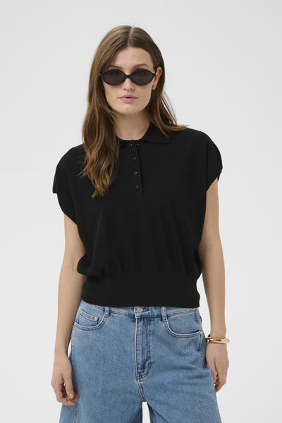 Soaked In Luxury SLElana Polo - Black