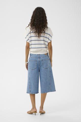 Soaked In Luxury SLElana Striped Polo - Stripe