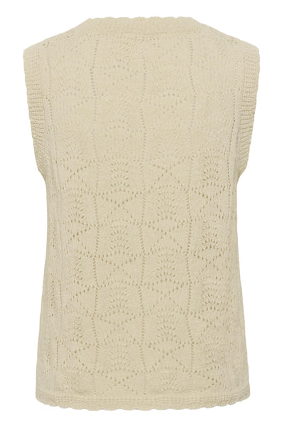 Soaked In Luxury SLFlores Top -  Turtledove / White