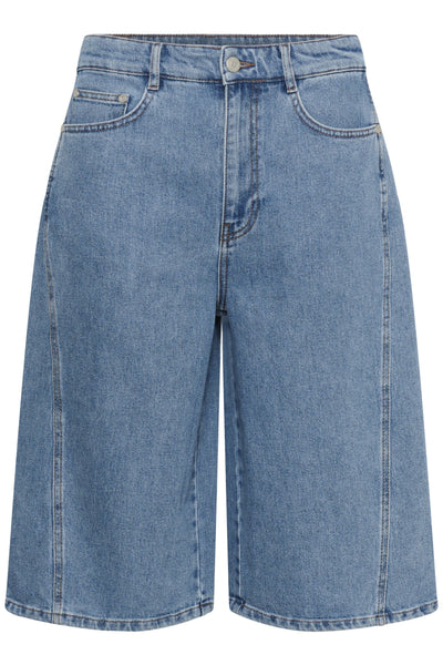 Soaked In Luxury SLAdabella Shorts - Light Blue Denim