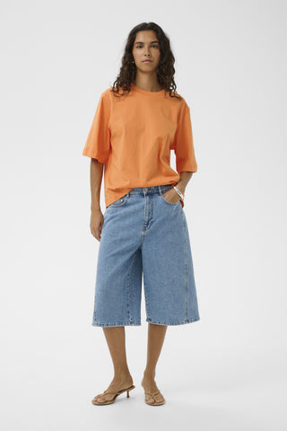 Soaked In Luxury SLAdabella Shorts - Light Blue Denim