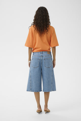 Soaked In Luxury SLAdabella Shorts - Light Blue Denim