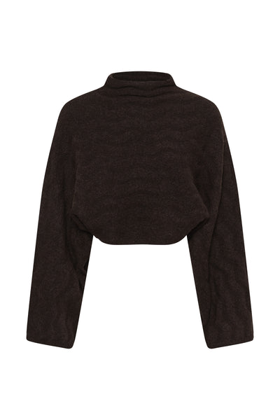 Soaked In Luxury SLIdalia Pullover - Ganache Brown
