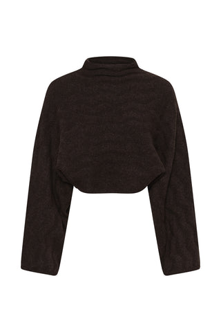 Soaked In Luxury SLIdalia Pullover - Ganache Brown