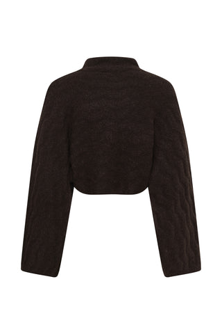 Soaked In Luxury SLIdalia Pullover - Ganache Brown