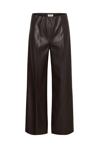 Soaked In Luxury SLKaylee Wide Leg Pants - Chocolate Torte